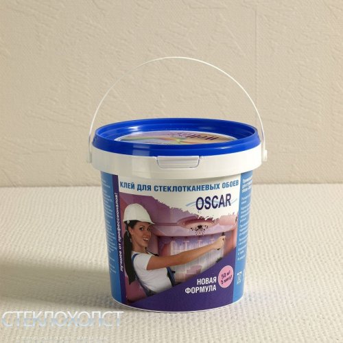 Сухий клей "Oscar"для стеклотканевых обоев 400 гр