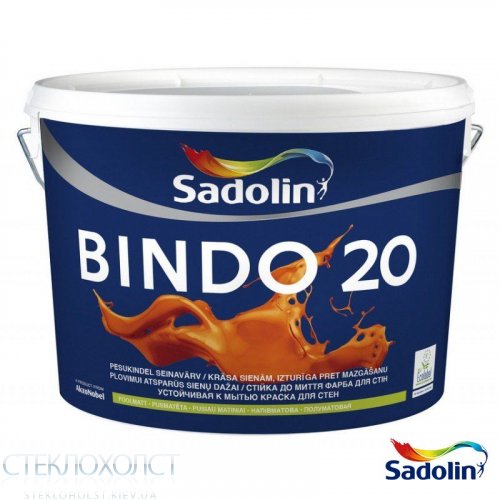 Краска Sadolin BINDO 20 BW белый 10 л