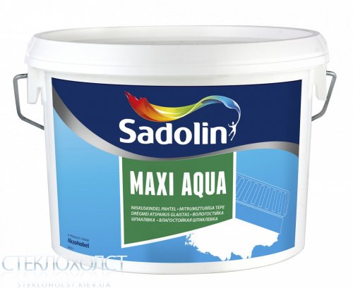Sadolin MAXI AQUA Готовая влагостойкая шпаклёвка 10 л