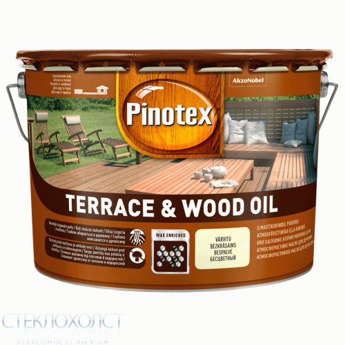 Pinotex Terrace & Wood Oil 10 л   Атмосферостойкое масло для древесины