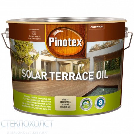 Pinotex Solar Terrace & Wood Oil 9.3 л   Масло для террас, мебели и фасадов