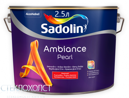 Краска Sadolin Ambiance Pearl BW белый 2.5 л