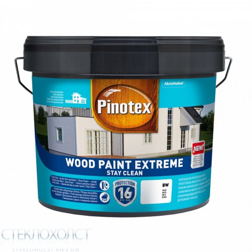Pinotex Wood Paint Extreme 1 л  Самоочищающаяся краска для деревянного фасада