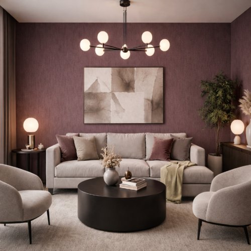 Стеклотканевые обои ADFORS Novelio Nature Charm Grape • 10 м² • Чехия • окрашенные (T8036N)
